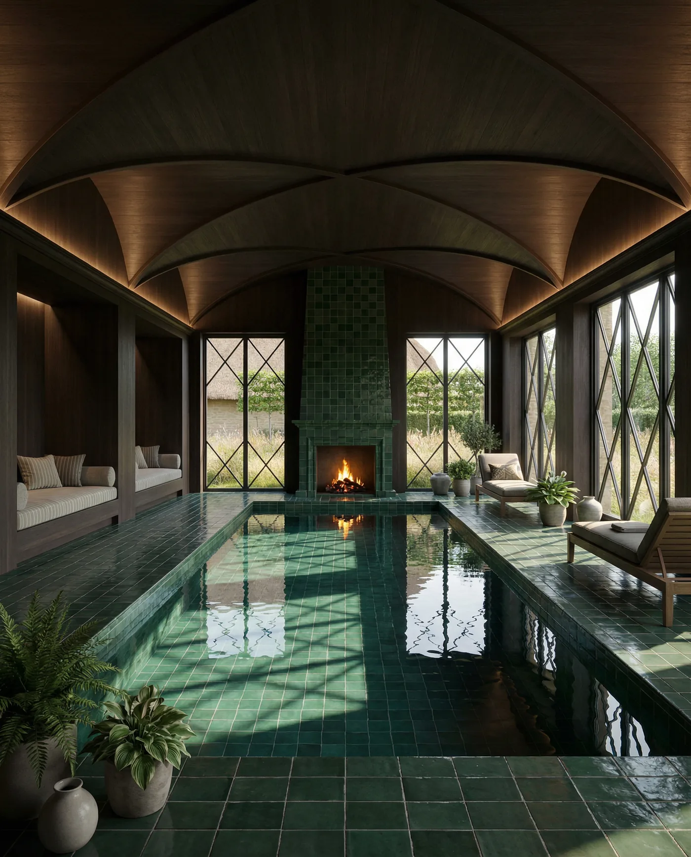 The bathhouse pool